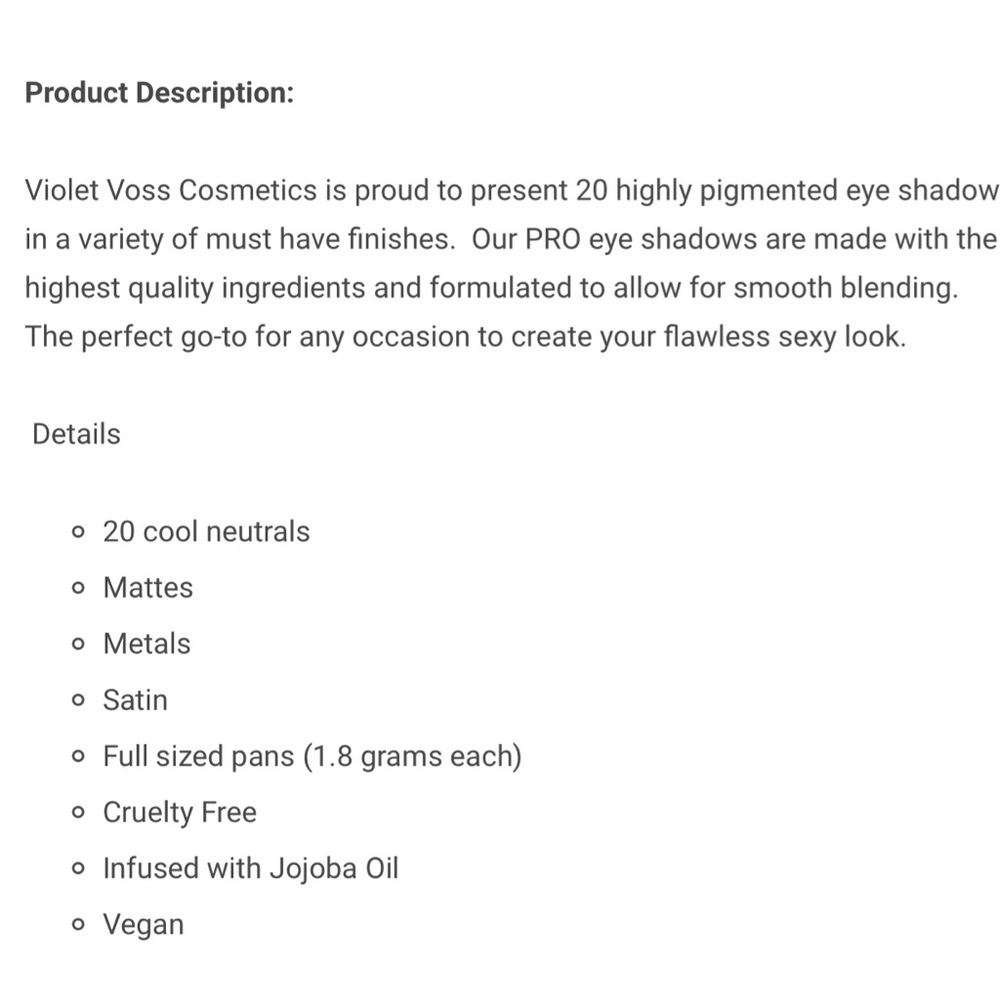 ๐ช Violet Voss Pro Taupe Notch Eyeshadow Palette ๐ช - Picture 4 of 7